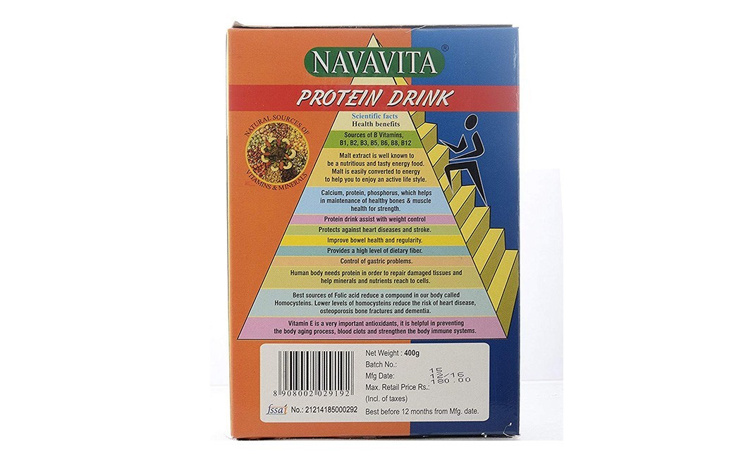Navavita Protein Drink    Box  400 grams